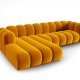 MICADONI  Modulformet hjrnesofa i flyel til venstre, Lupin, 4-seter, 288x175x70