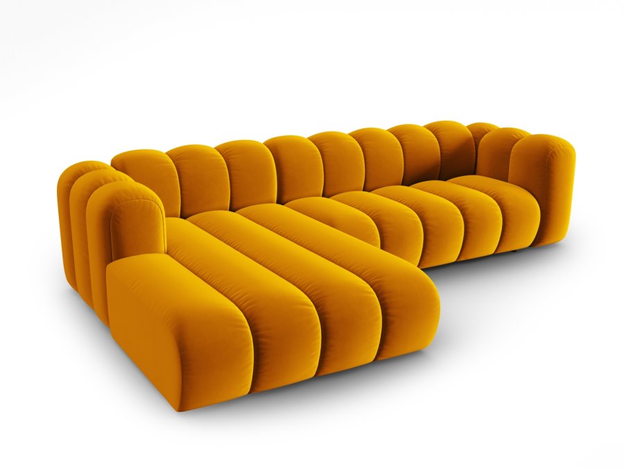 MICADONI  Modulformet hjrnesofa i flyel til venstre, Lupin, 4-seter, 288x175x70
