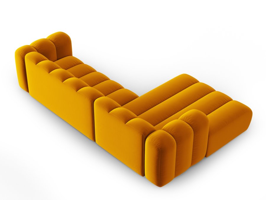 MICADONI  Modulformet hjrnesofa i flyel til venstre, Lupin, 4-seter, 288x175x70