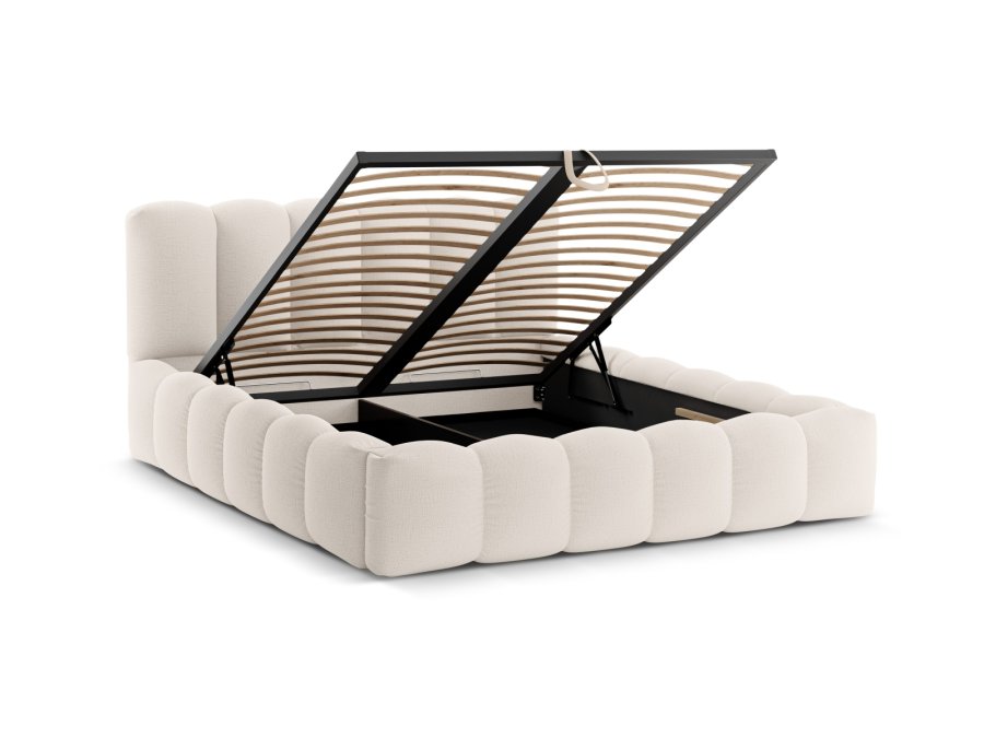 MICADONI  Seng med oppbevaring og hodegavl, Lupin, 226x166x95