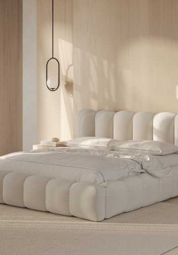 MICADONI  Seng med oppbevaring og hodegavl, Lupin, 226x166x95