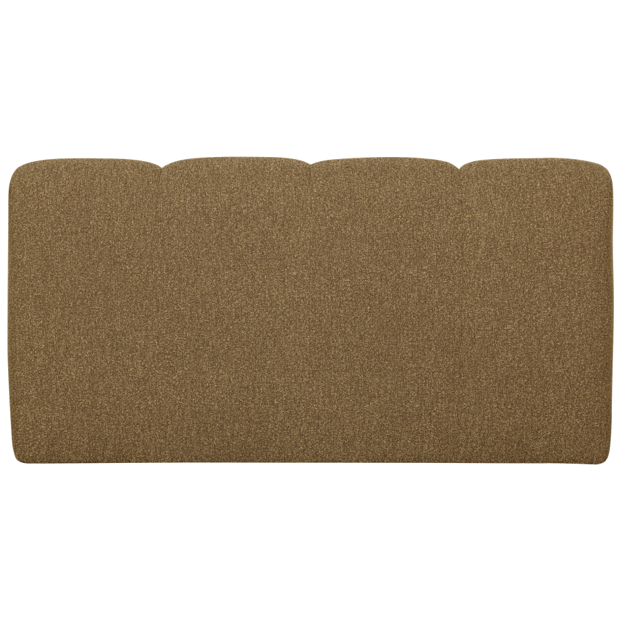 WOOOD MOJO MATBÄNK 164 CM RYGGSTÖD BOUCLE GUL/BRUN MELANGE