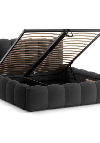 MICADONI  Seng med oppbevaring og hodegavl, Lupin, 226x166x95