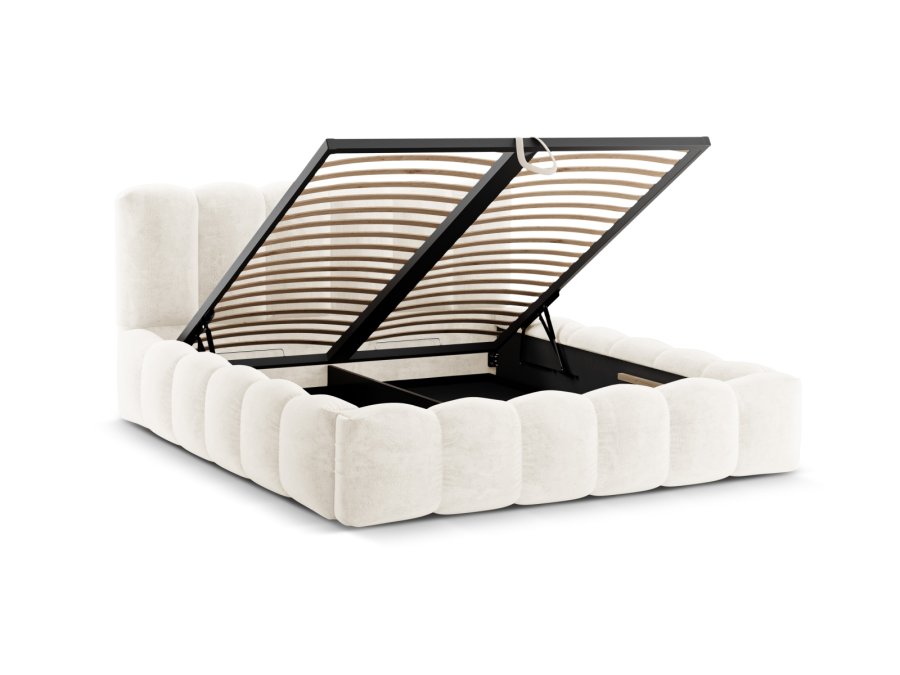 MICADONI  Seng med oppbevaring og hodegavl, Lupin, 226x166x95