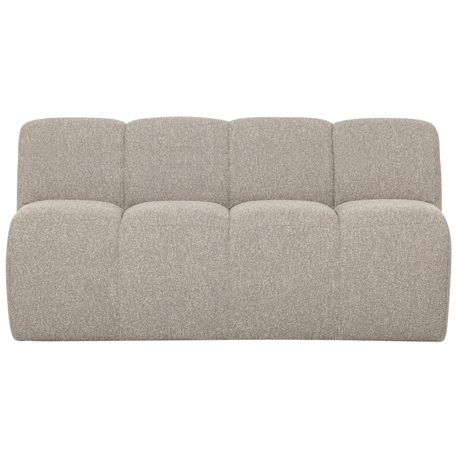 WOOOD MOJO MATBÄNK 164 CM MED RYGGSTÖD BOUCLE BEIGE MELANGE