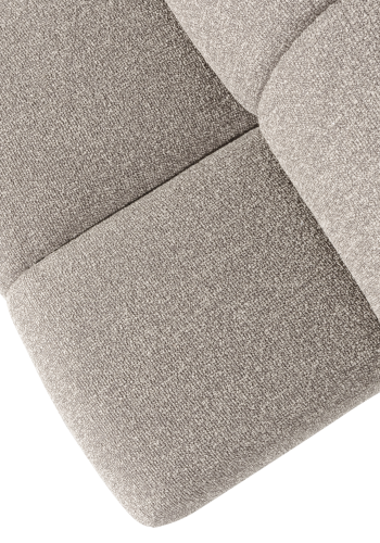 WOOOD MOJO MATBÄNK 164 CM MED RYGGSTÖD BOUCLE BEIGE MELANGE