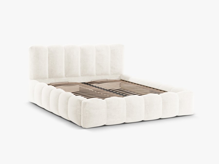 MICADONI seng med oppbevaring og hodegavl, Lupin, 226x186x95