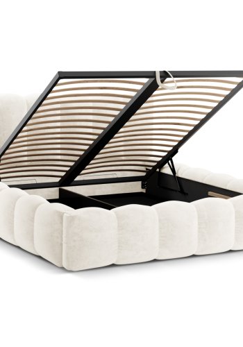 MICADONI seng med oppbevaring og hodegavl, Lupin, 226x186x95