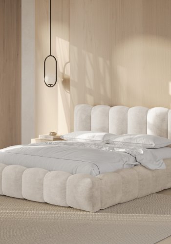 MICADONI seng med oppbevaring og hodegavl, Lupin, 226x186x95