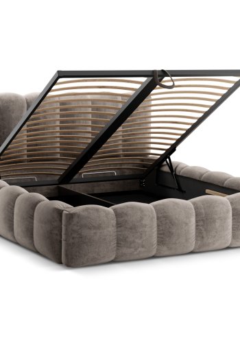 MICADONI seng med oppbevaring og hodegavl, Lupin, 226x186x95