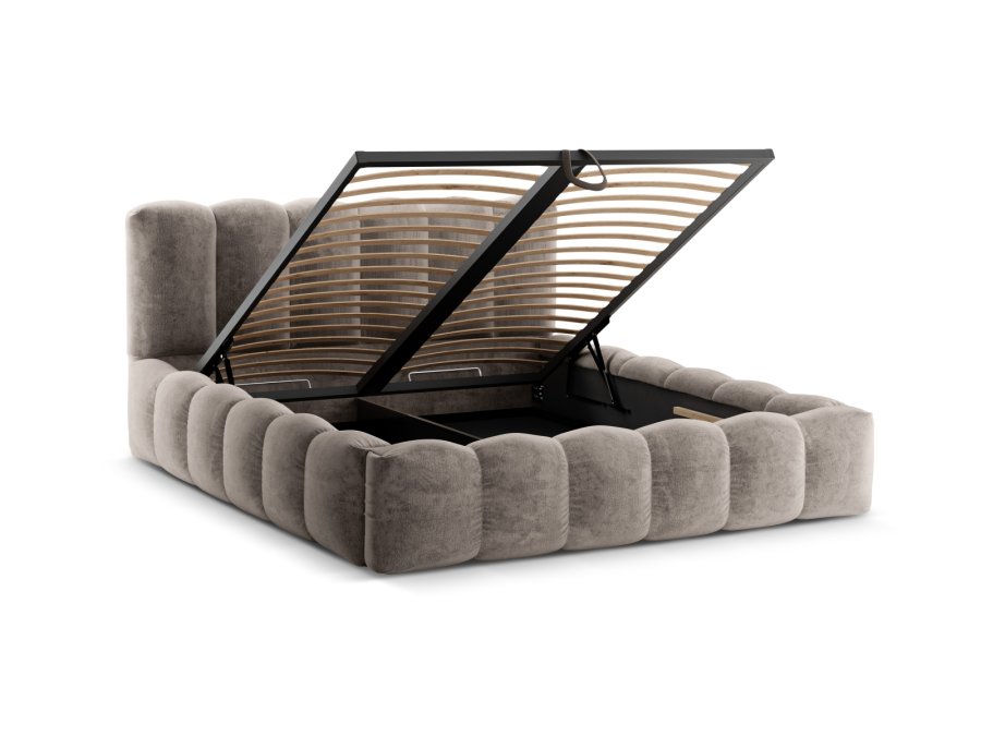 MICADONI seng med oppbevaring og hodegavl, Lupin, 226x186x95