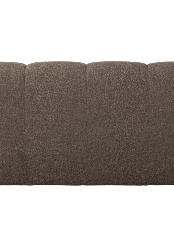 WOOOD MOJO MATBÄNK 164 CM MED RYGGSTÖD BOUCLE BRUN MELANGE