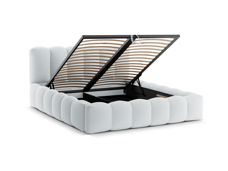 MICADONI  Seng med oppbevaring og hodegavl, Lupin, 226x206x95