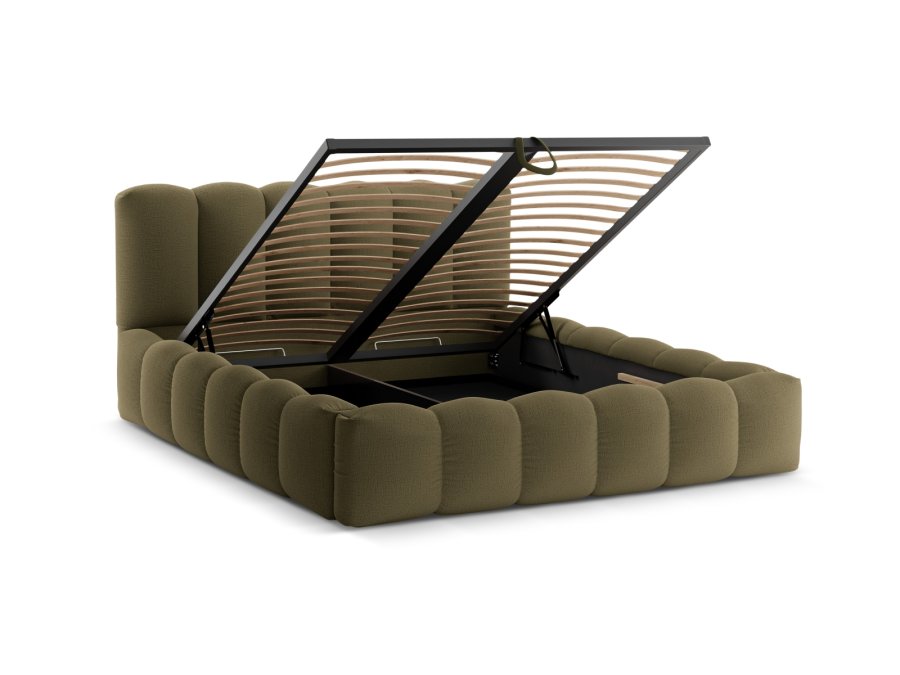 MICADONI  Seng med oppbevaring og hodegavl, Lupin, 226x226x95