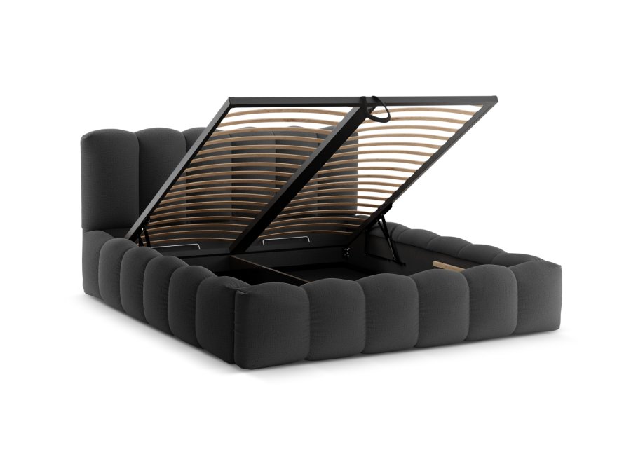 MICADONI  Seng med oppbevaring og hodegavl, Lupin, 226x226x95