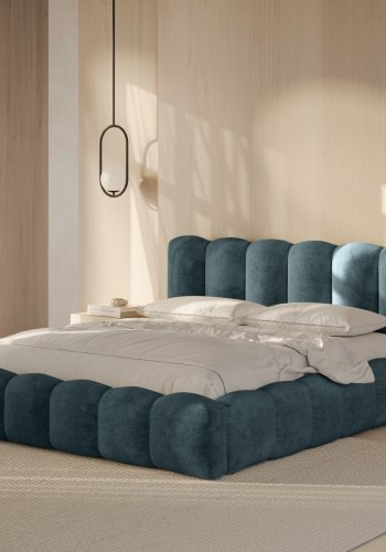 MICADONI  Seng med oppbevaring og hodegavl, Lupin, 226x226x95