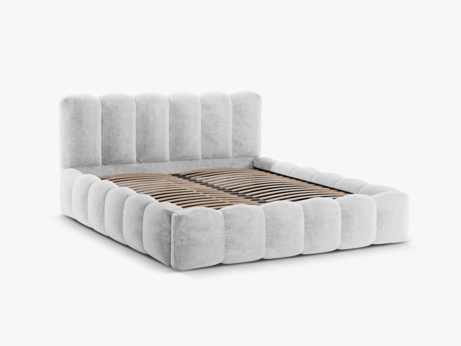 MICADONI  Seng med oppbevaring og hodegavl, Lupin, 226x226x95