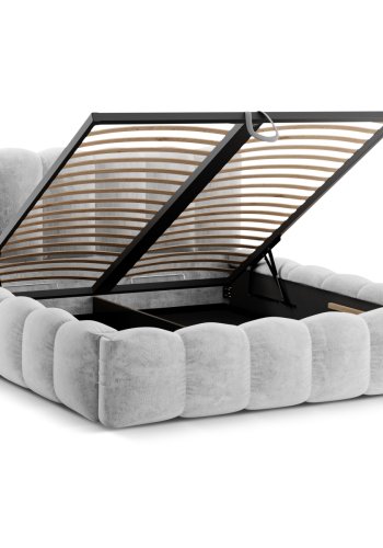 MICADONI  Seng med oppbevaring og hodegavl, Lupin, 226x226x95