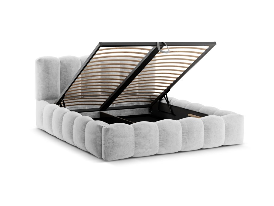 MICADONI  Seng med oppbevaring og hodegavl, Lupin, 226x226x95