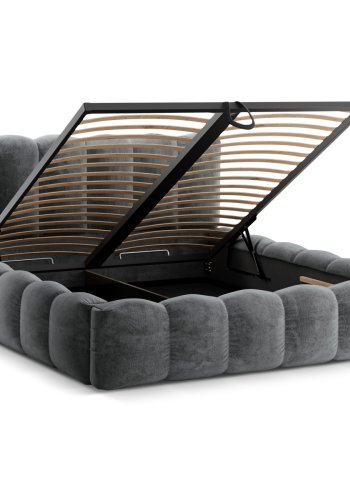 MICADONI  Seng med oppbevaring og hodegavl, Lupin, 226x226x95