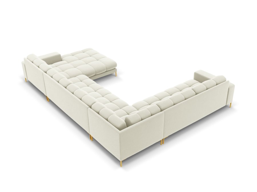 MICADONI  Venstre hjrnesofa i flyel, Mamaia, 7 seter, 327x256x75