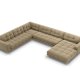 MICADONI  Venstre hjrnesofa i flyel, Mamaia, 7 seter, 327x256x75