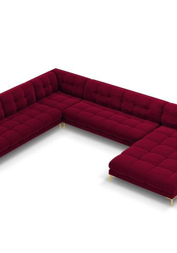 MICADONI  Venstre hjrnesofa i flyel, Mamaia, 7 seter, 327x256x75