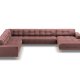 MICADONI  Venstre hjrnesofa i flyel, Mamaia, 7 seter, 327x256x75