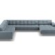 MICADONI  Venstre hjrnesofa i flyel, Mamaia, 7 seter, 327x256x75