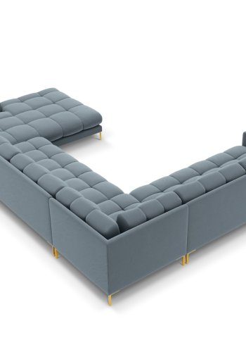 MICADONI  Venstre hjrnesofa i flyel, Mamaia, 7 seter, 327x256x75