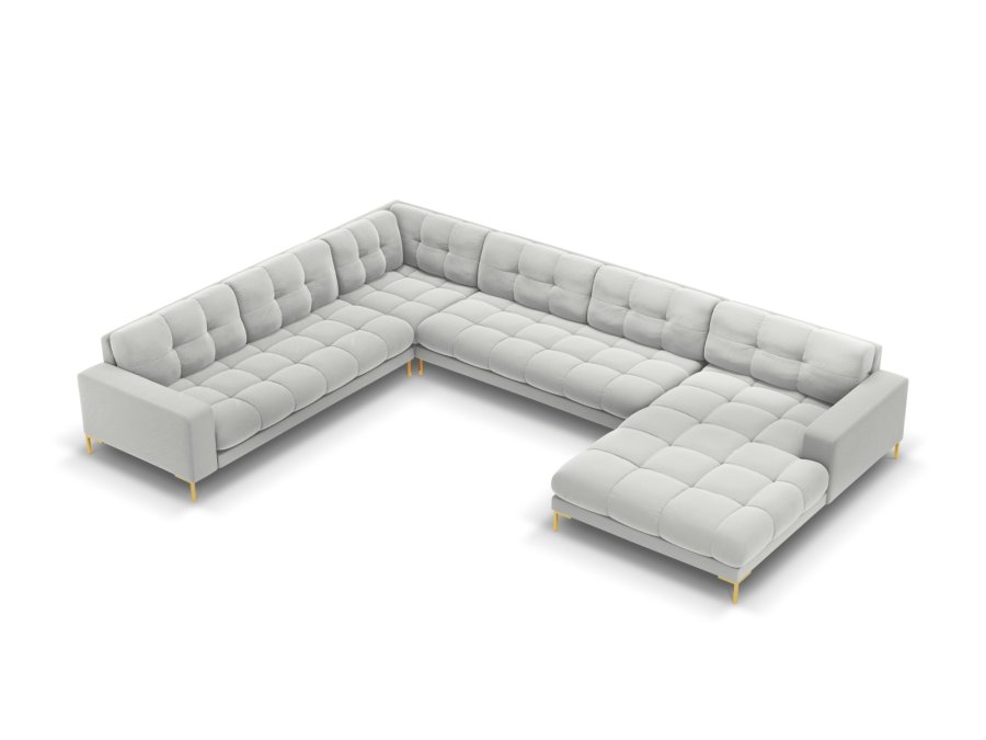 MICADONI  Venstre hjrnesofa i flyel, Mamaia, 7 seter, 327x256x75