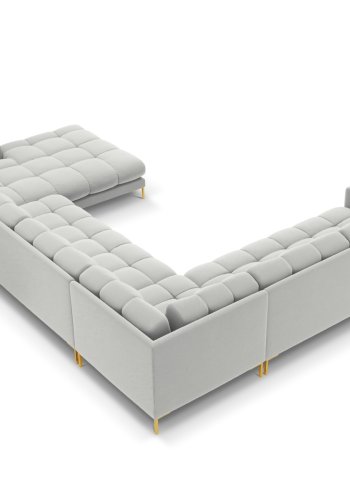 MICADONI  Venstre hjrnesofa i flyel, Mamaia, 7 seter, 327x256x75