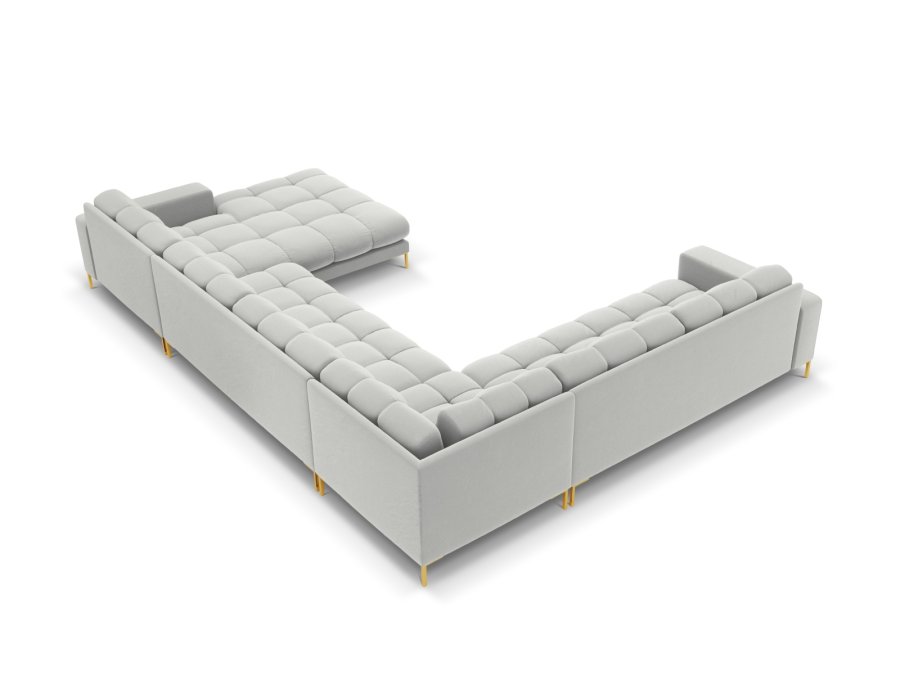 MICADONI  Venstre hjrnesofa i flyel, Mamaia, 7 seter, 327x256x75