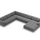 MICADONI  Venstre hjrnesofa i flyel, Mamaia, 7 seter, 327x256x75