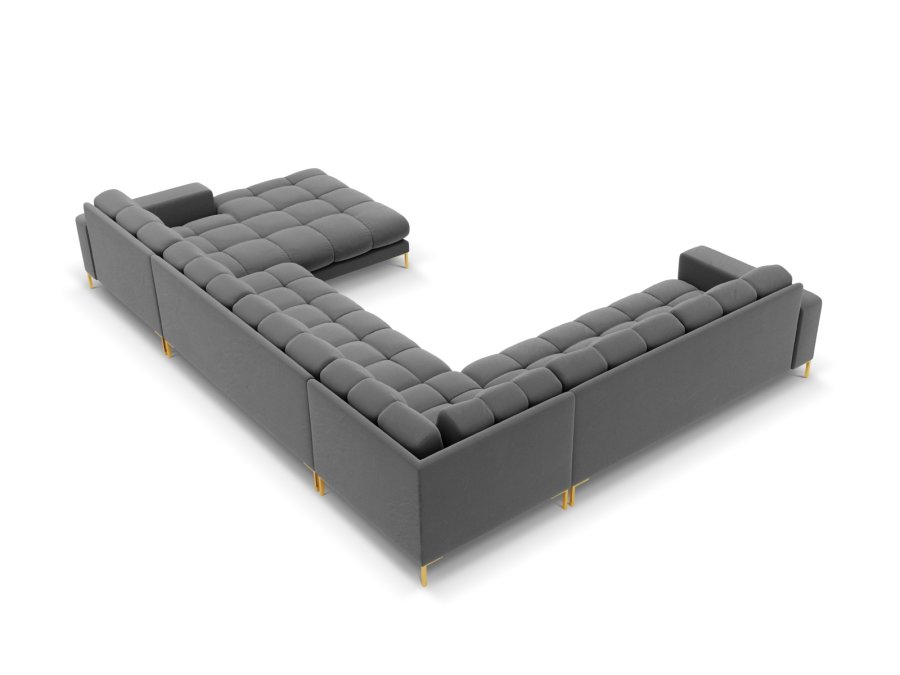 MICADONI  Venstre hjrnesofa i flyel, Mamaia, 7 seter, 327x256x75