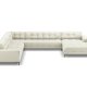 MICADONI  Venstre hjrnesofa i flyel, Mamaia, 7 seter, 327x256x75