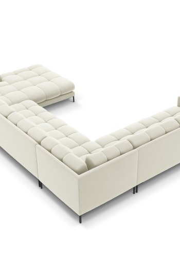 MICADONI  Venstre hjrnesofa i flyel, Mamaia, 7 seter, 327x256x75