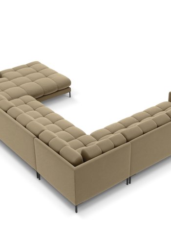 MICADONI  Venstre hjrnesofa i flyel, Mamaia, 7 seter, 327x256x75