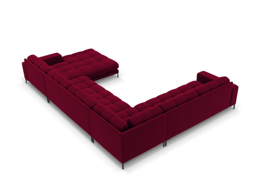 MICADONI  Venstre hjrnesofa i flyel, Mamaia, 7 seter, 327x256x75
