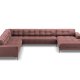 MICADONI  Venstre hjrnesofa i flyel, Mamaia, 7 seter, 327x256x75