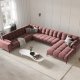 MICADONI  Venstre hjrnesofa i flyel, Mamaia, 7 seter, 327x256x75
