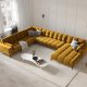 MICADONI  Venstre hjrnesofa i flyel, Mamaia, 7 seter, 327x256x75