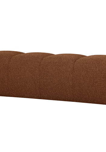 WOOOD MOJO MATBÄNK 164 CM BOUCLE RUSTISK BRUN MELANGE