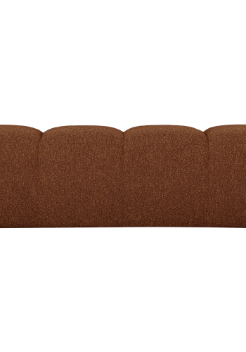 WOOOD MOJO MATBÄNK 164 CM BOUCLE RUSTISK BRUN MELANGE