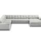 MICADONI  Venstre hjrnesofa i flyel, Mamaia, 7 seter, 327x256x75