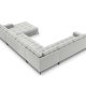 MICADONI  Venstre hjrnesofa i flyel, Mamaia, 7 seter, 327x256x75