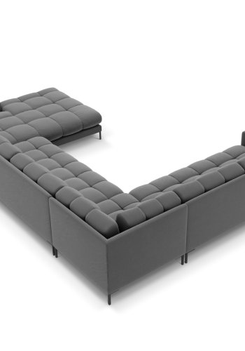 MICADONI  Venstre hjrnesofa i flyel, Mamaia, 7 seter, 327x256x75
