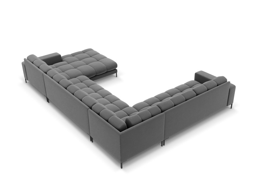 MICADONI  Venstre hjrnesofa i flyel, Mamaia, 7 seter, 327x256x75