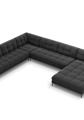 MICADONI  Venstre hjrnesofa i flyel, Mamaia, 7 seter, 327x256x75