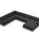 MICADONI  Venstre hjrnesofa i flyel, Mamaia, 7 seter, 327x256x75